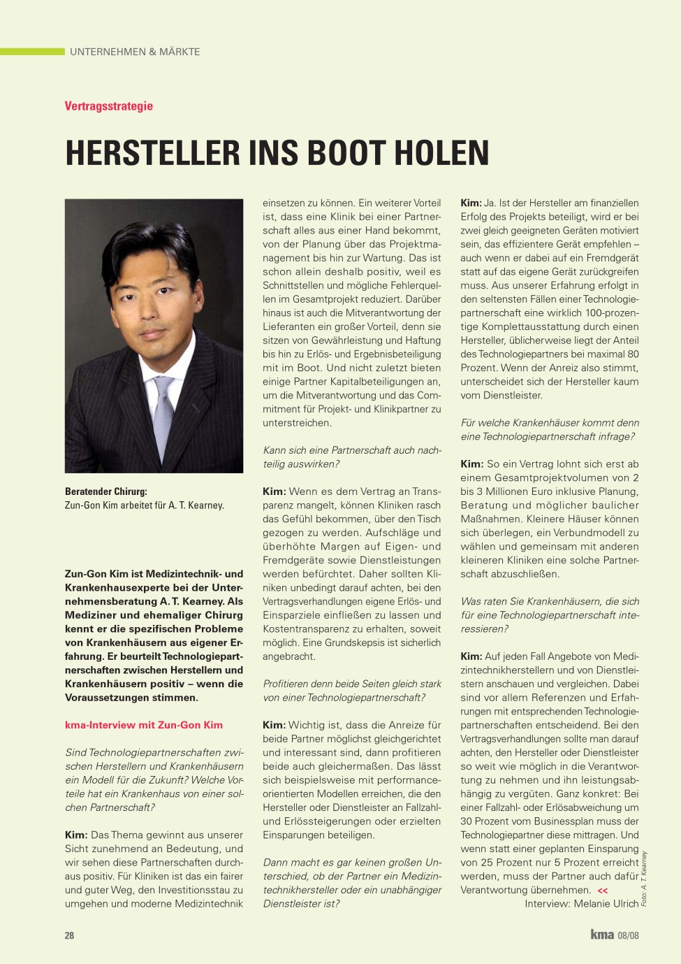 Vorschauseite 1: Hersteller ins Boot holen