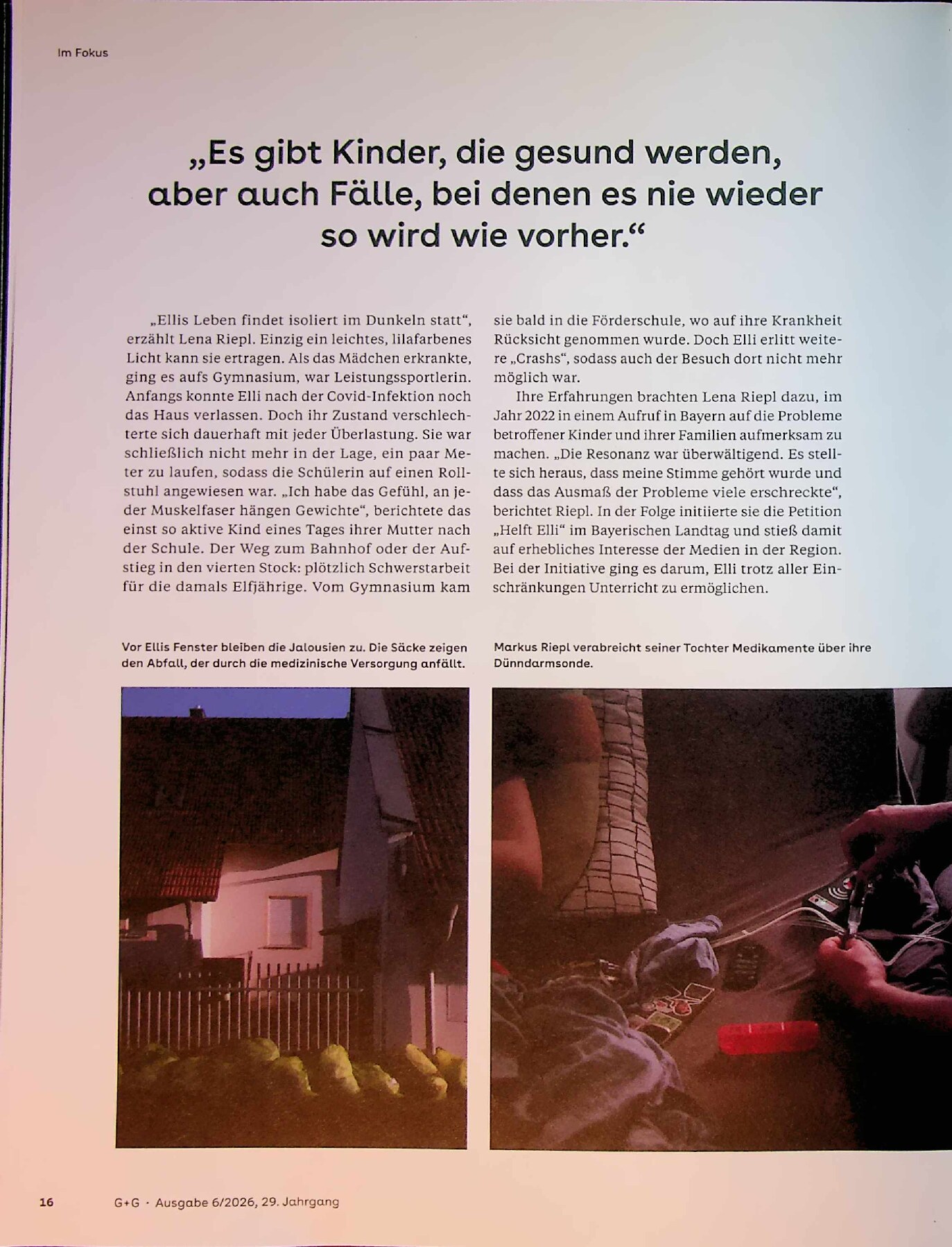 Vorschauseite 2: Ein Leben in Dunkelheit und Stille