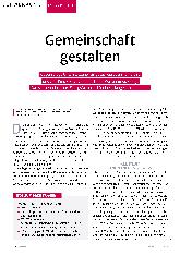 Vorschauseite 1: Gemeinschaft gestalten