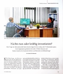 Vorschauseite 1: Nichts tun oder kräftig investieren?