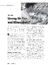 Vorschauseite 1: Fleischsteuer Lösung für Tierund Klimaschutz?