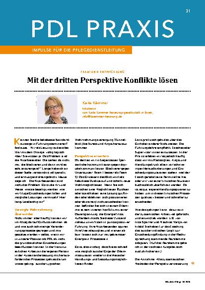 Vorschauseite 1: Mit der dritten Perspektive Konflikte lösen
