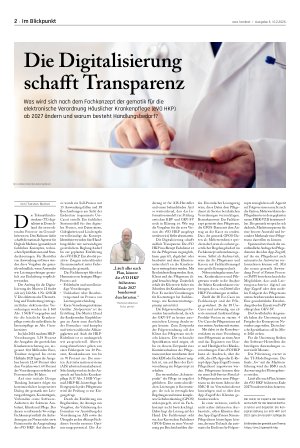 Vorschauseite 1: Die Digitalisierung schafft Transparenz