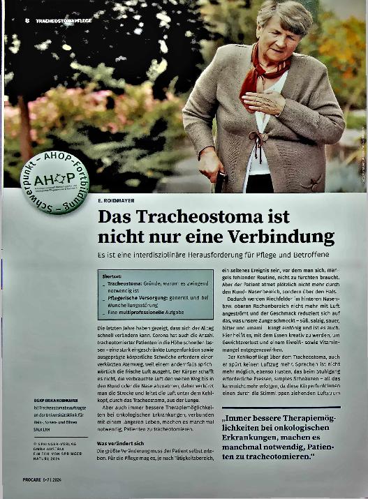 Vorschauseite 1: Das Tracheostoma ist nicht nur eine Verbindung.