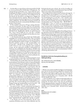 Vorschauseite 4: Verhältnismäßigkeit einer länger dauernden zivilrechtlichen Unterbringung
