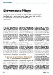 Vorschauseite 1: Die vernetzte Pflege