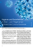 Vorschauseite 1: Hygiene und Desinfektion in Altenund Pflegeheimen während der Corona-Pandemie