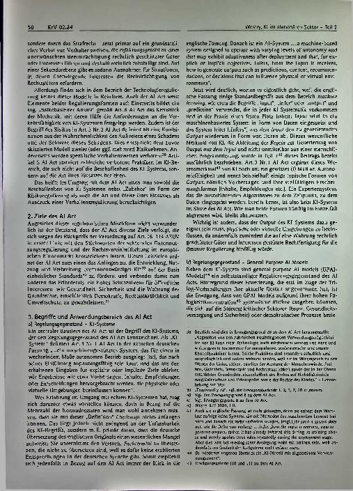Vorschauseite 2: Künstliche Intelligenz in der stationären Versorgung und Forschung - Teil 2