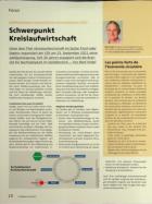 Vorschauseite 1: Schwerpunkt Kreislaufwirtschaft