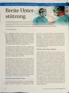 Vorschauseite 1: Breite Unterstützung