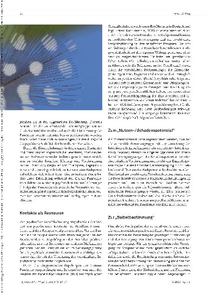 Vorschauseite 2: Auswirkungen der Corona-Pandemie: Ethische Reflexion von Kontaktbegrenzungen