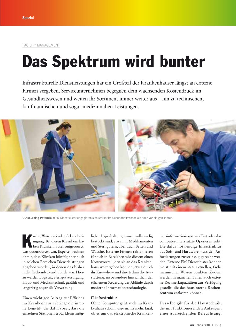 Vorschauseite 1: Das Spektrum wird bunter