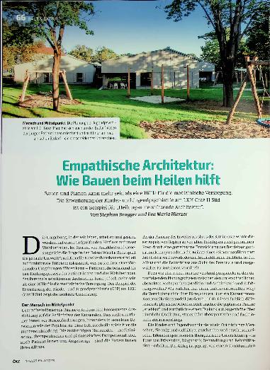 Vorschauseite 1: Empathische Architektur: Wie Bauen beim Heilen hilft