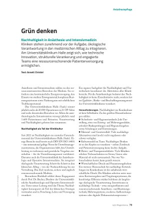 Vorschauseite 2: Grün denken