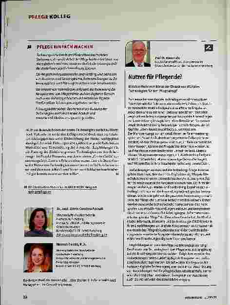 Vorschauseite 3: Digitalisierung und Demenz