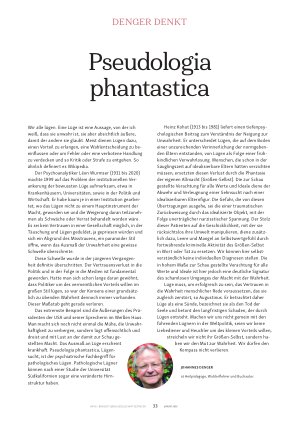 Vorschauseite 1: Pseudologia phantastica