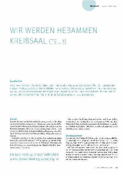 Vorschauseite 1: Wir werden Hebammen - Kreißsaal (Teil 3)