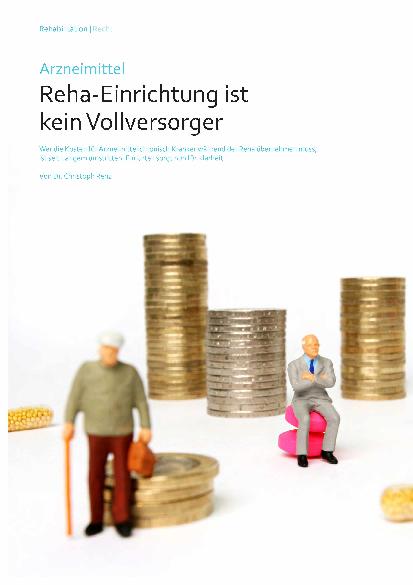 Vorschauseite 1: Arzneimittel Reha-Einrichtung ist kein Vollversorger