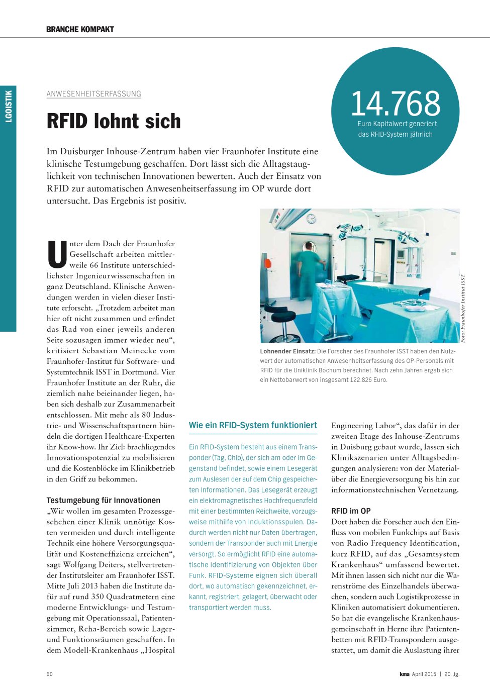 Vorschauseite 1: RFID lohnt sich