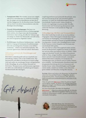 Vorschauseite 4: Mit Menschlichkeit zum Erfolg