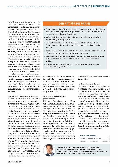 Vorschauseite 2: Cannabis: Benebelte Pflegekräfte?
