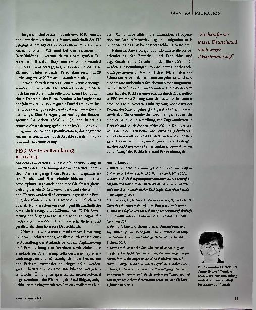 Vorschauseite 3: Lässt sich der Fachkräftemangel durch gezielte Arbeitsmigration lösen?