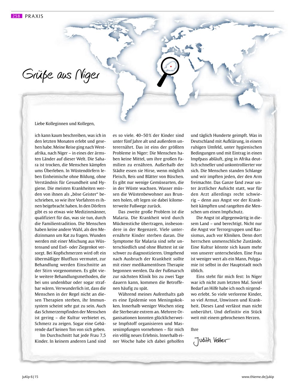 Vorschauseite 1: Grüße aus Niger
