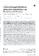 Vorschauseite 1: Unterstützungsbedürfnisse pflegender Angehöriger von Menschen mit Demenz