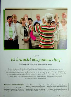 Vorschauseite 1: Es braucht ein ganzes Dorf Ein Plädoyer für einen sozialraumorientierten Ansatz