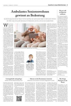 Vorschauseite 1: Ambulantes Seniorenwohnen gewinnt an Bedeutung