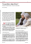 Vorschauseite 1: Trauerfeier ohne Feier? Wie die Pandemie das Trauern verändert