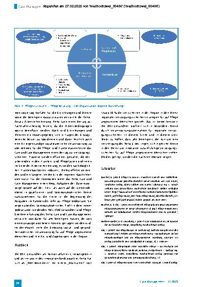 Vorschauseite 6: Case Management: vom Modellprojekt in die Regelversorgung. Das Beispiel ReKo1