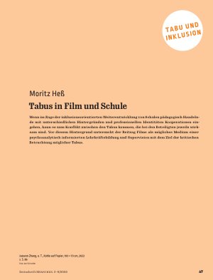 Vorschauseite 2: Tabus in Film und Schule
