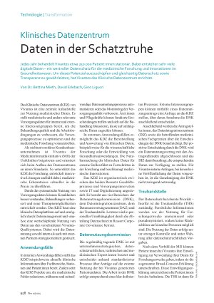 Vorschauseite 1: Klinisches Datenzentrum Daten in der Schatztruhe
