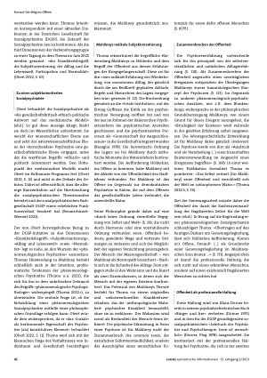 Vorschauseite 2: Der Weg ins Offene Kommt die Sozialpsychiatrie durch Henri Maldineys Philosophie der Psychosen zu einer theoretischen Fundierung?