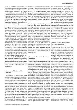 Vorschauseite 3: Der Weg ins Offene Kommt die Sozialpsychiatrie durch Henri Maldineys Philosophie der Psychosen zu einer theoretischen Fundierung?
