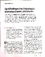 Vorschauseite 1: Gynäkologische Onkologie: Immunantwort aktivieren