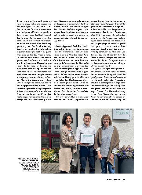 Vorschauseite 2: Der Allmendhof und die Digitalisierung