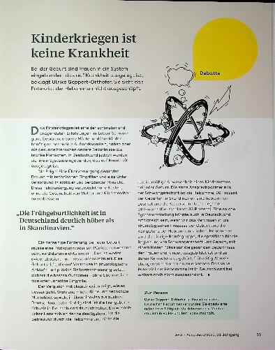 Vorschauseite 1: Kinderkriegen ist keine Krankheit