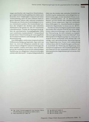 Vorschauseite 5: Abgrenzungsfragen bei der psychiatrischen Grundpflege