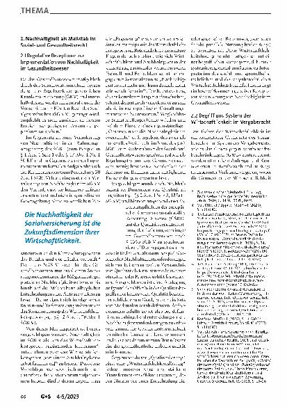 Vorschauseite 2: Nachhaltigkeit als Strukturprinzip der Sozialversicherungssystemtransformation durch Begriffskonvergenz
