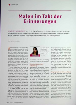 Vorschauseite 1: Malen im Takt der Erinnerungen