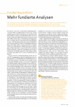 Vorschauseite 1: Krankenhausreform: Mehr fundierte Analysen