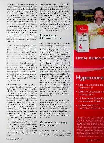 Vorschauseite 2: Pflanzenstoffe für gesunde Gefäße Natürliche Reinigung für die Arterien