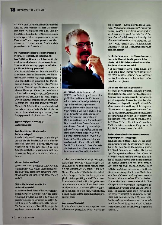 Vorschauseite 3: „Wir waren zu eindimensional unterwegs.“