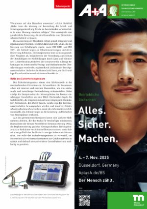 Vorschauseite 2: Strategische Messtechnik Fundament des Gesundheitsschutzes