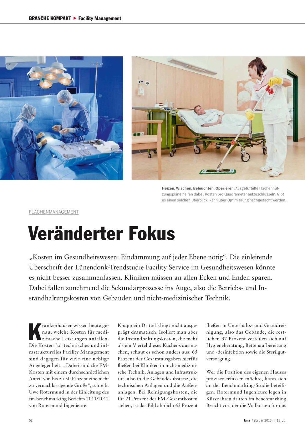 Vorschauseite 1: Veränderter Fokus