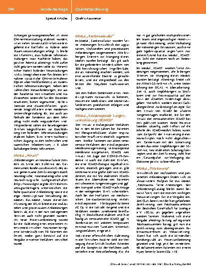 Vorschauseite 4: Zertifikat „Intensivmedizin“ der Deutschen Gesellschaft für Anästhesiologie und Intensivmedizin – ein Update