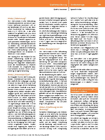 Vorschauseite 5: Zertifikat „Intensivmedizin“ der Deutschen Gesellschaft für Anästhesiologie und Intensivmedizin – ein Update