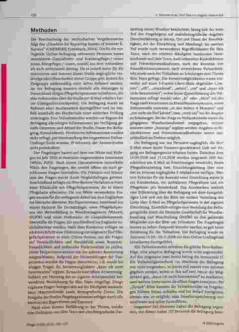 Vorschauseite 4: Querschnittsstudie zu Skin Tears in fragiler Altershaut: Pflegedefizite bei einer häufigen Problematik in Deutschland.